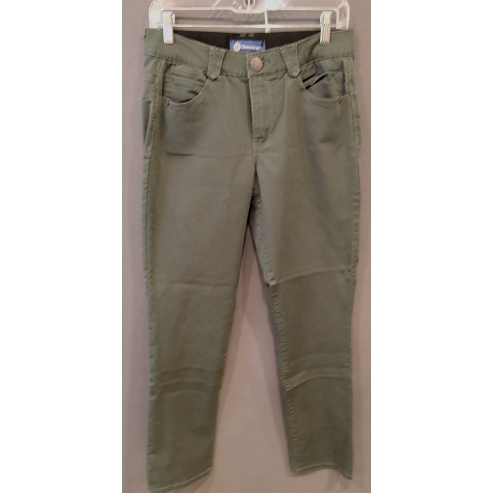 Democracy "Ab"solution Pants 8 Green‎ Skinny Leg Stretch Sage Jeggings Casual